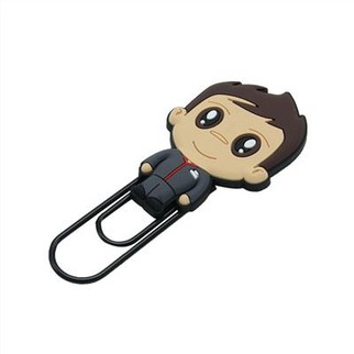 Cute 2D mou PVC desen papye Clip